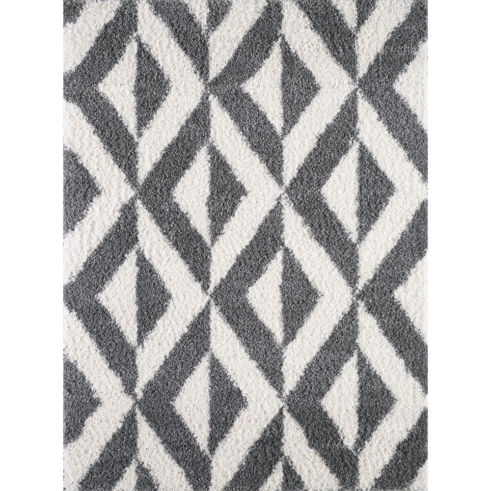 KAS PAX1218 Pax 6 Ft. 7 In. X 9 Ft. 6 In. Rectangle Rug in Grey